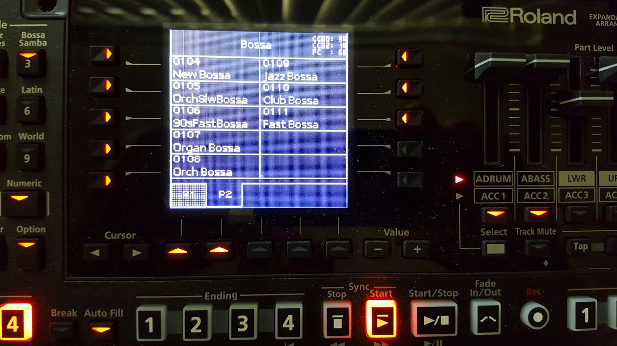 Roland EA7 Latin styles General Arranger Keyboard Forum Synth Zone